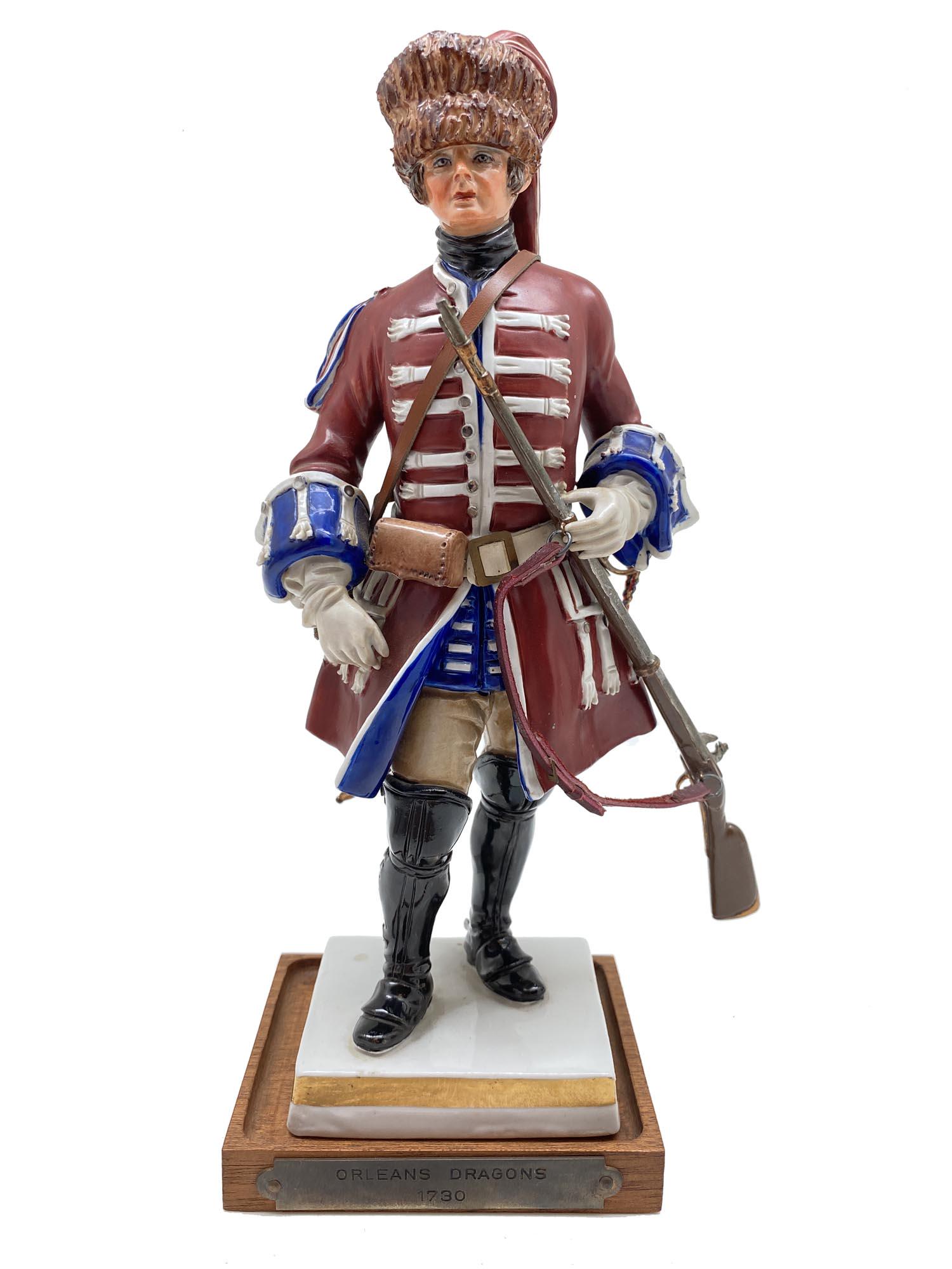 A ADRIEN VAN GERDINGE POCELAIN FIGURE OF ORLEANS (1 of 5)