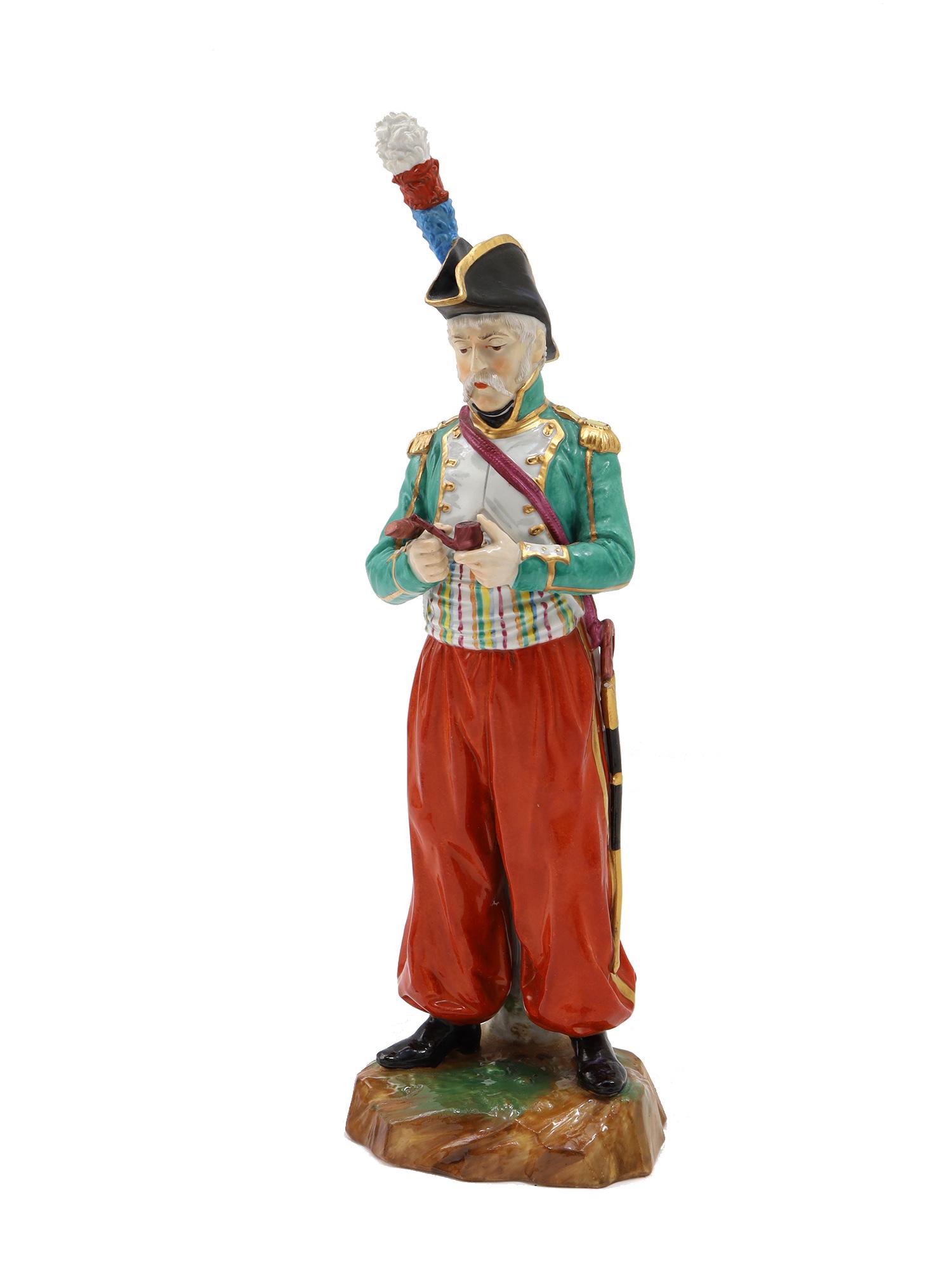 A DRESDEN SAXONY NAPOLEONIC FIGURINE MUSICAL CONDUCTOR (1 of 4)