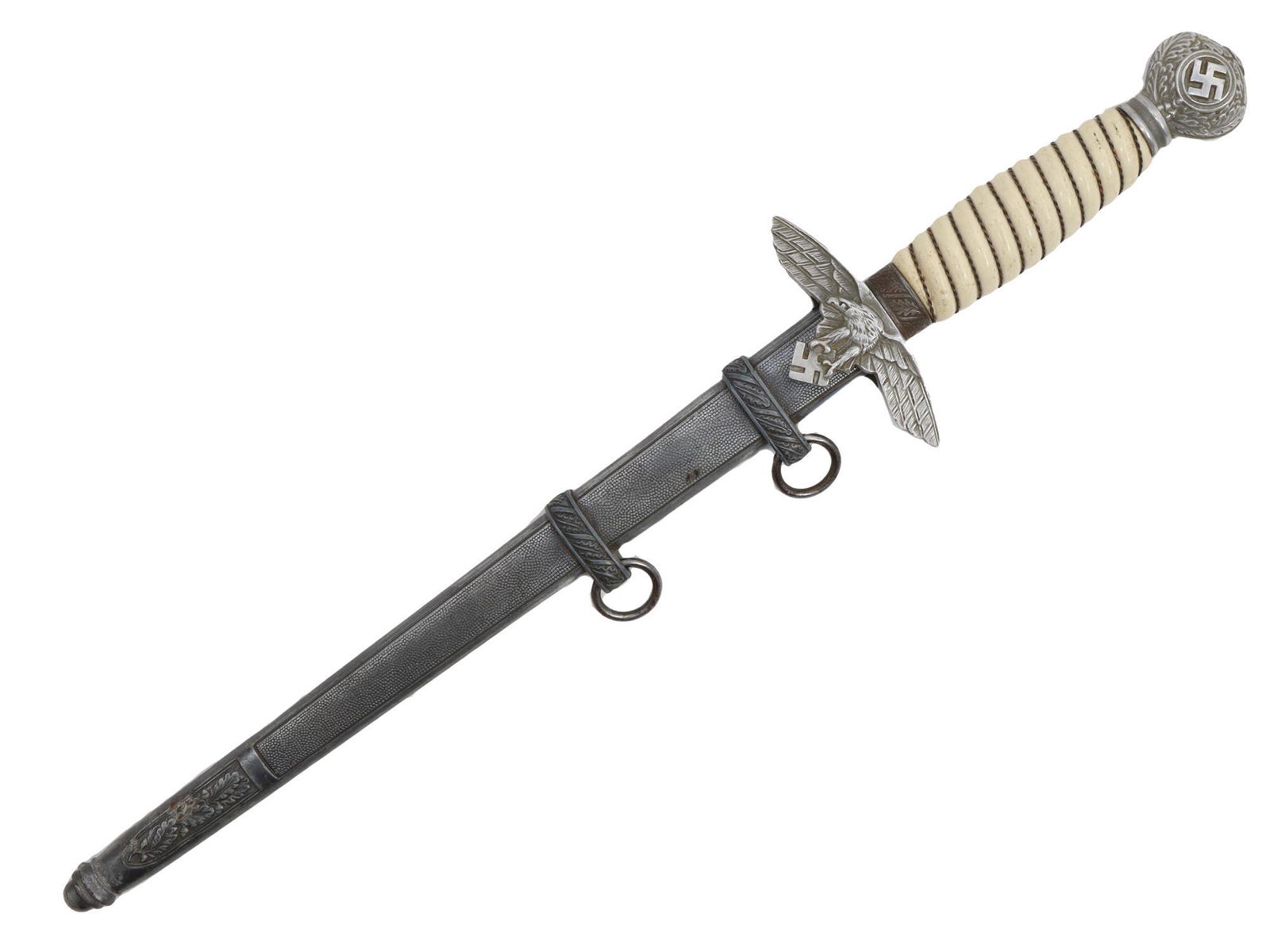 GERMAN WWII LUFTWAFFE NCO ISSUED DAGGER LUFTWAFFE AMT MARK (1 of 5)