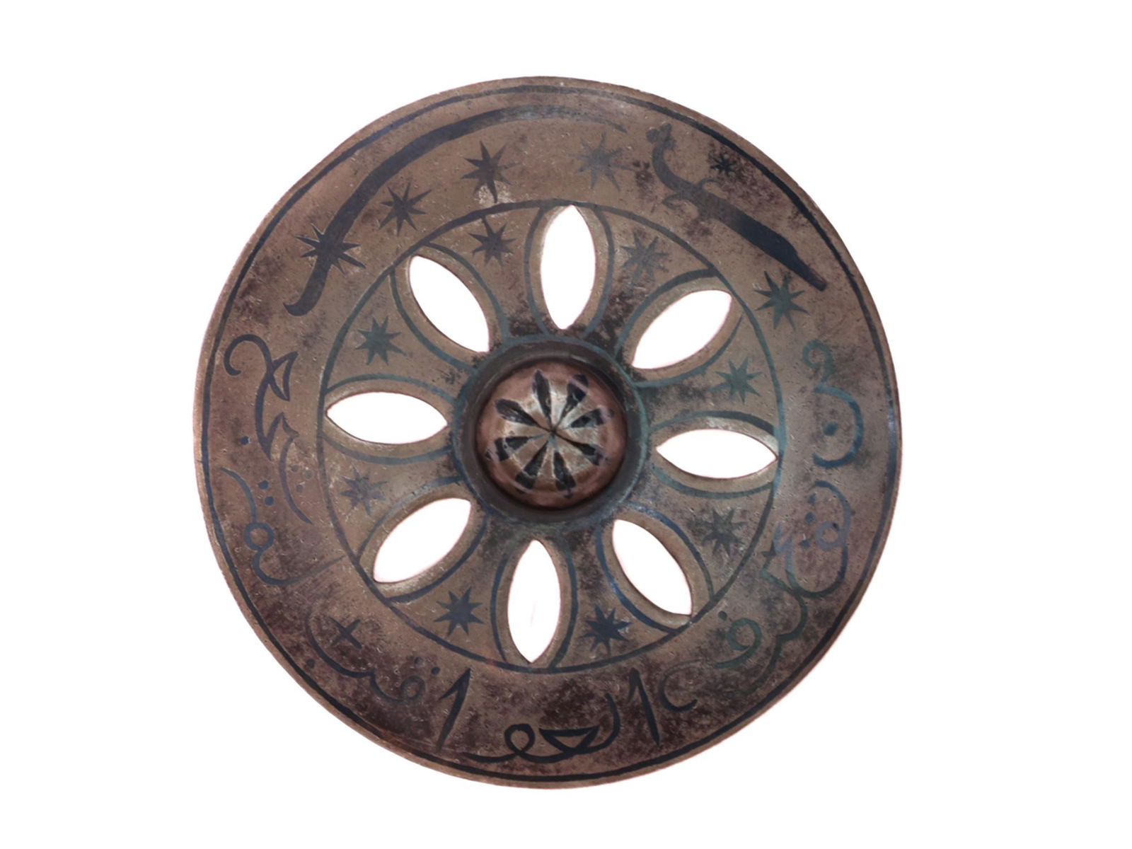 A RARE CAUCASIAN IMAMAT IMAM SHAMIL SILVER AND NIELLO ORDER (1 of 2)