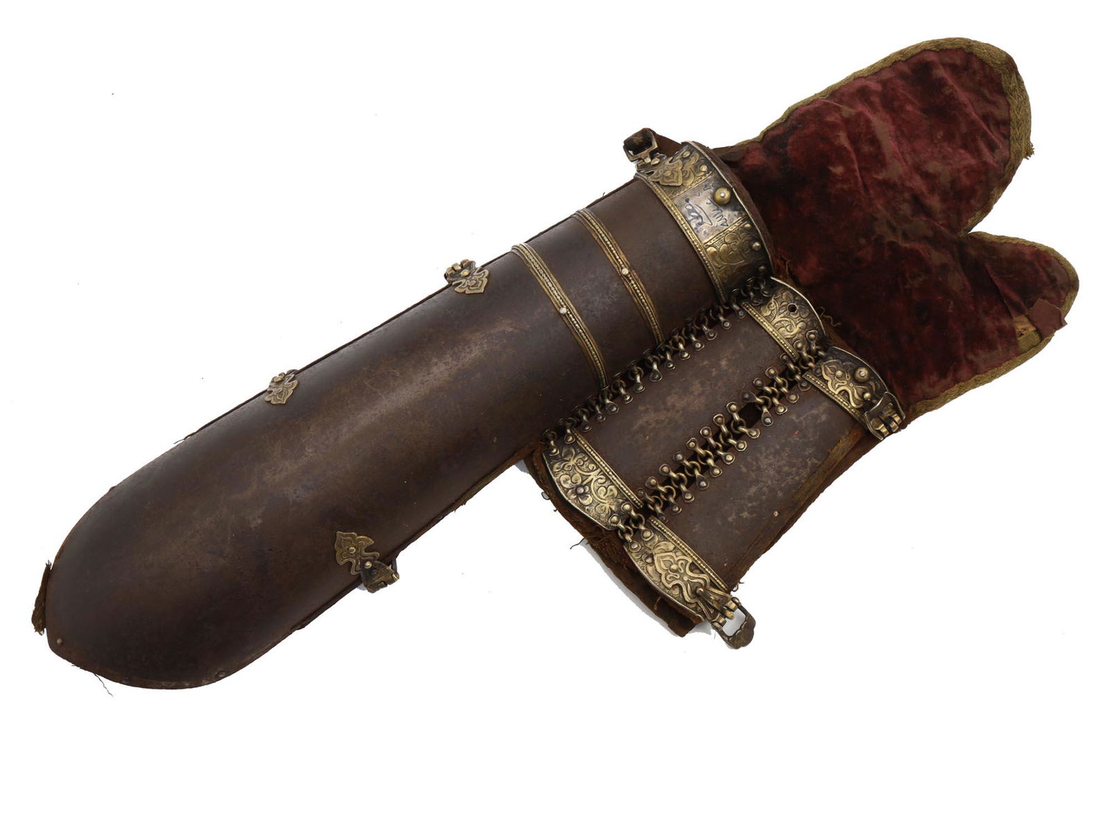 AN ISLAMIC OTTOMAN KARD DAGGER W. GOLD INLAY, 18 C. (1 of 7)