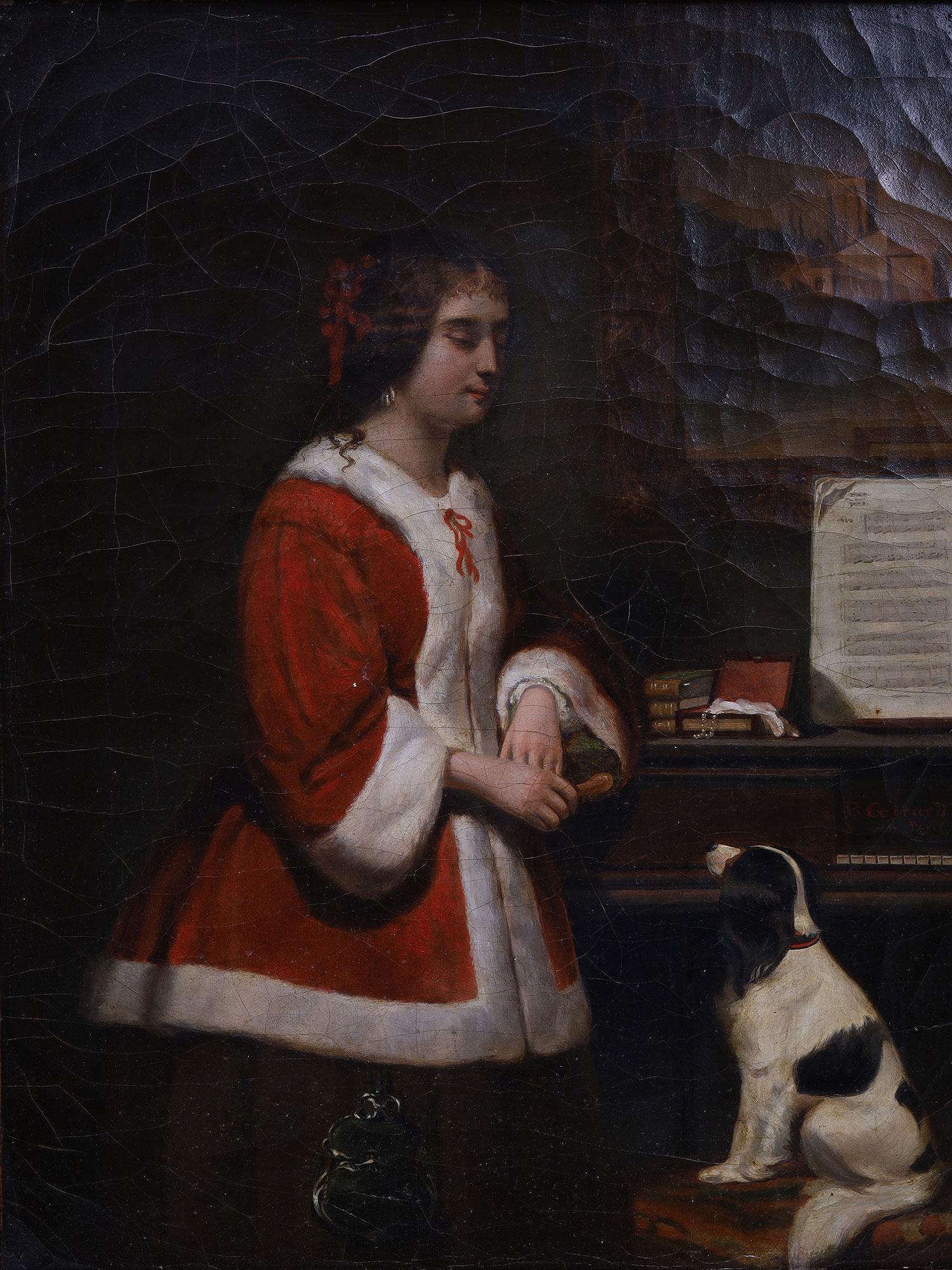 AN OIL PAINTING BY FRACOIS GERARD, PARIS, C.1875 (1 of 5)