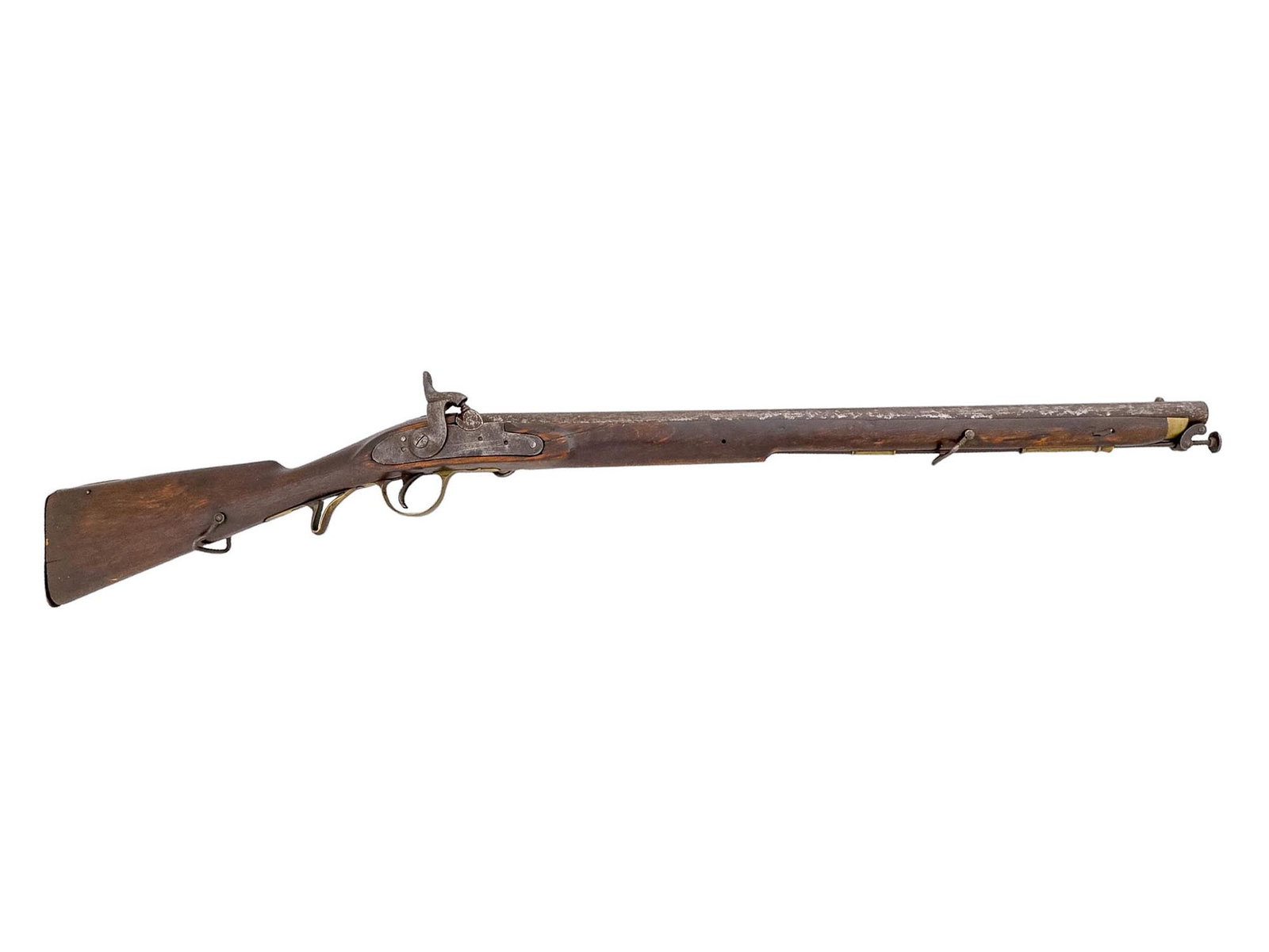 A TOWER PERCUSSION MUSKET, ENGLAND, 1860: Note: Beginning in 1860, many British Enfield firearms were imported into America under contract to both the Union and Confederate governments. By the end of the Civil War, Enfield rifles, muskets, an
