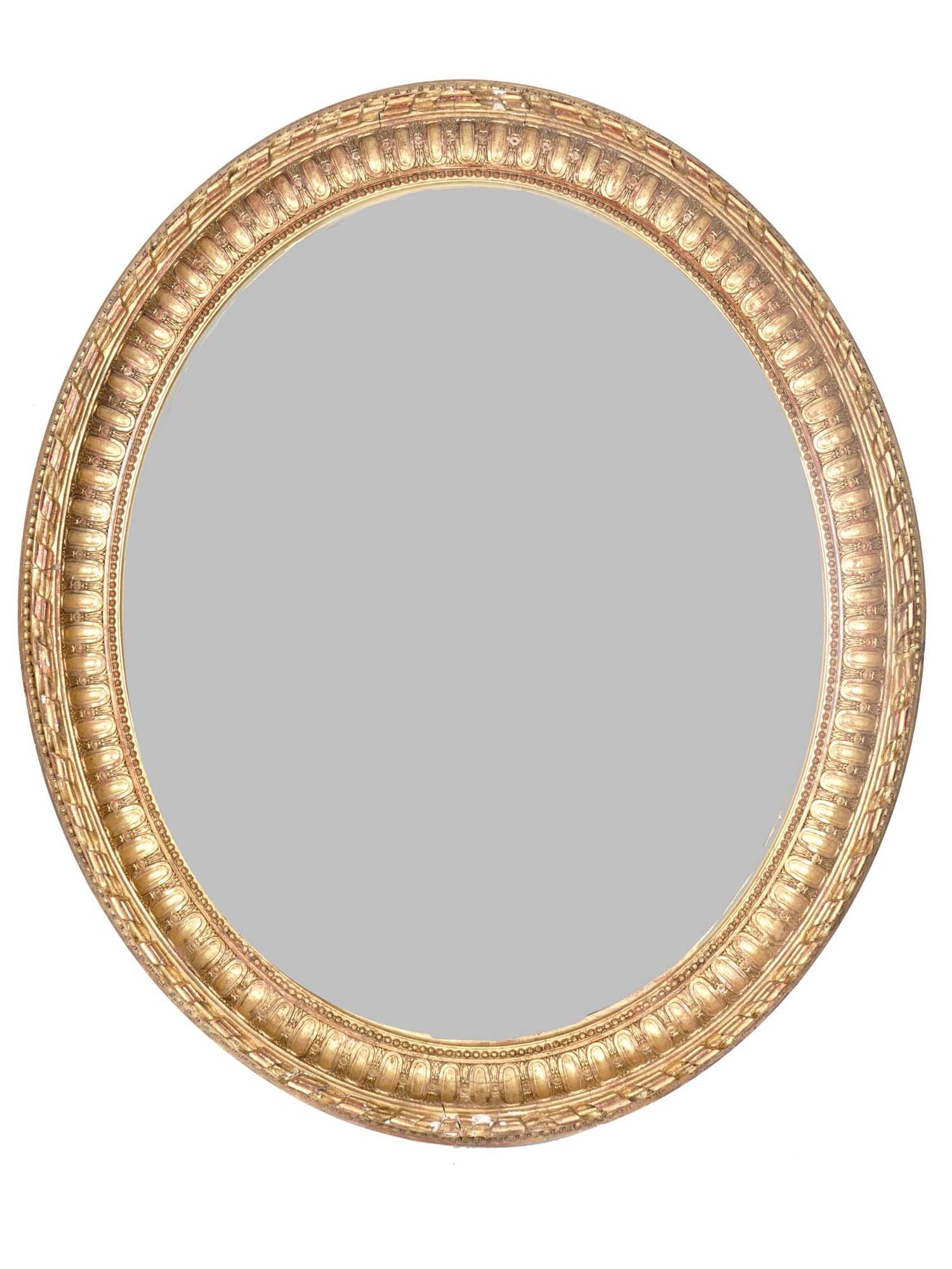 A DUKE OF HAMILTON LARGE VICTORIAN MIRROR, 1863: A fine gilded mirror frame from the Estate of the late Duke of Hamilton. An original period label is on the verso. William Alexander Archibald Hamilton, 11th Duke of Hamilton, and 8th Duke of Brandon
