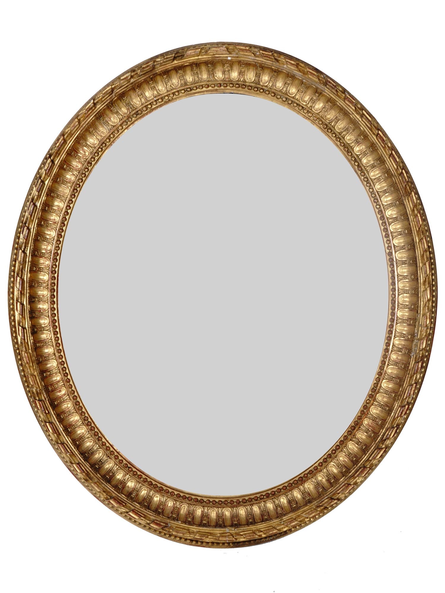 A DUKE OF HAMILTON LARGE VICTORIAN MIRROR, 1863: A fine gilded mirror frame from the Estate of the late Duke of Hamilton. An original period label is on the verso. William Alexander Archibald Hamilton, 11th Duke of Hamilton, and 8th Duke of Brandon