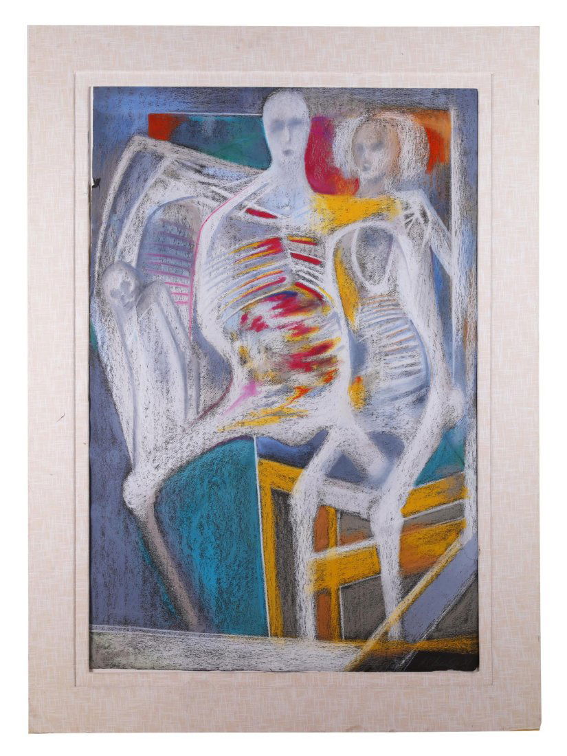 A RARE MIKHAIL CHEMIAKIN PASTEL PAINTING, 1987 (1 of 5)