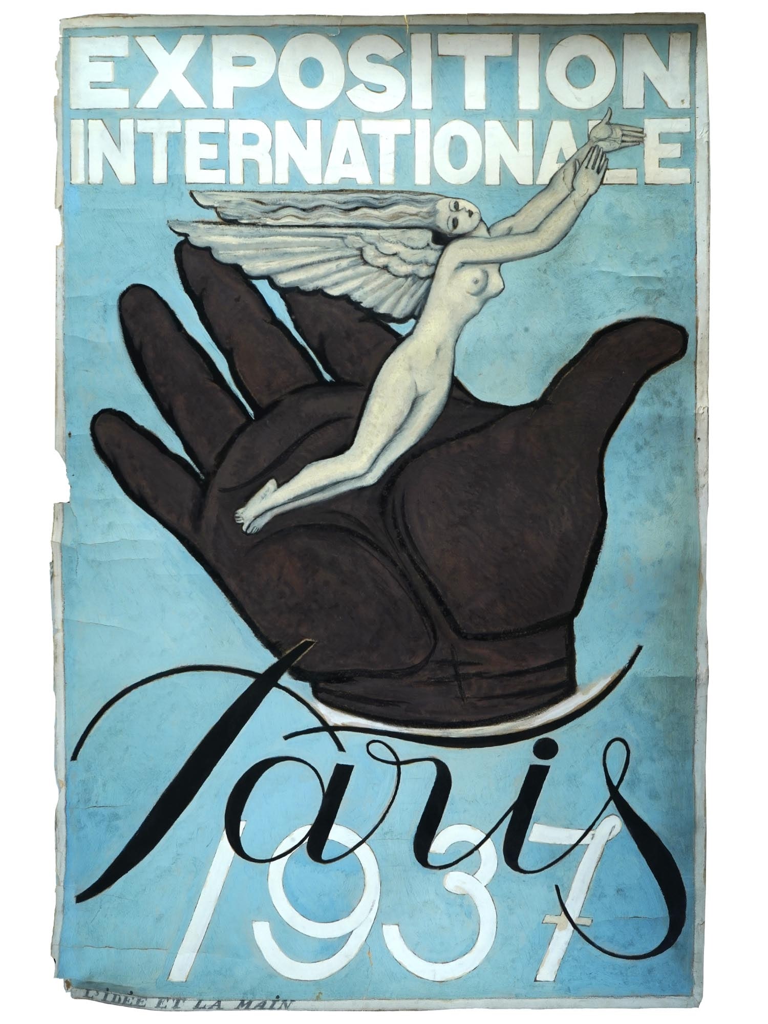 A GEORGES LEPAPE EXPOSITION INTERNATIONALE POSTER MAQUETTE, 1937 (1 of 2)
