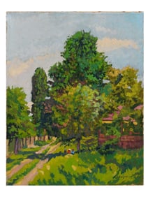 A HENRI LEBASQUE (FRENCH, 1865–1937) OIL ON CANVAS PAINTING