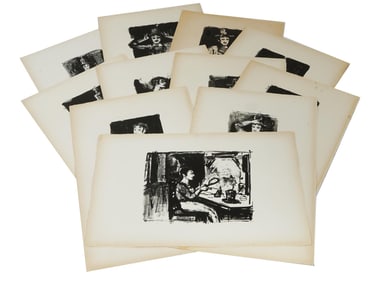A GROUP OF LITHOGRAPHS BY ARBIT BLATAS, LITHUANIAN-FRENCH