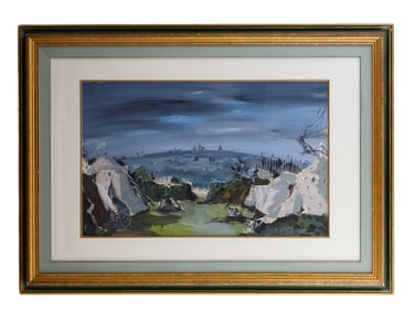 A DIMITRI BOUCHENE, RUSSIAN "CYRANO DE BERGERAC" SET DESIGN