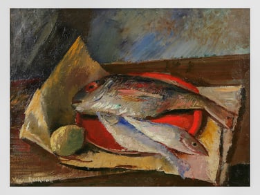 A VERA ROCKLINE, RUSSIAN, OIL ON CANVAS PAINTING