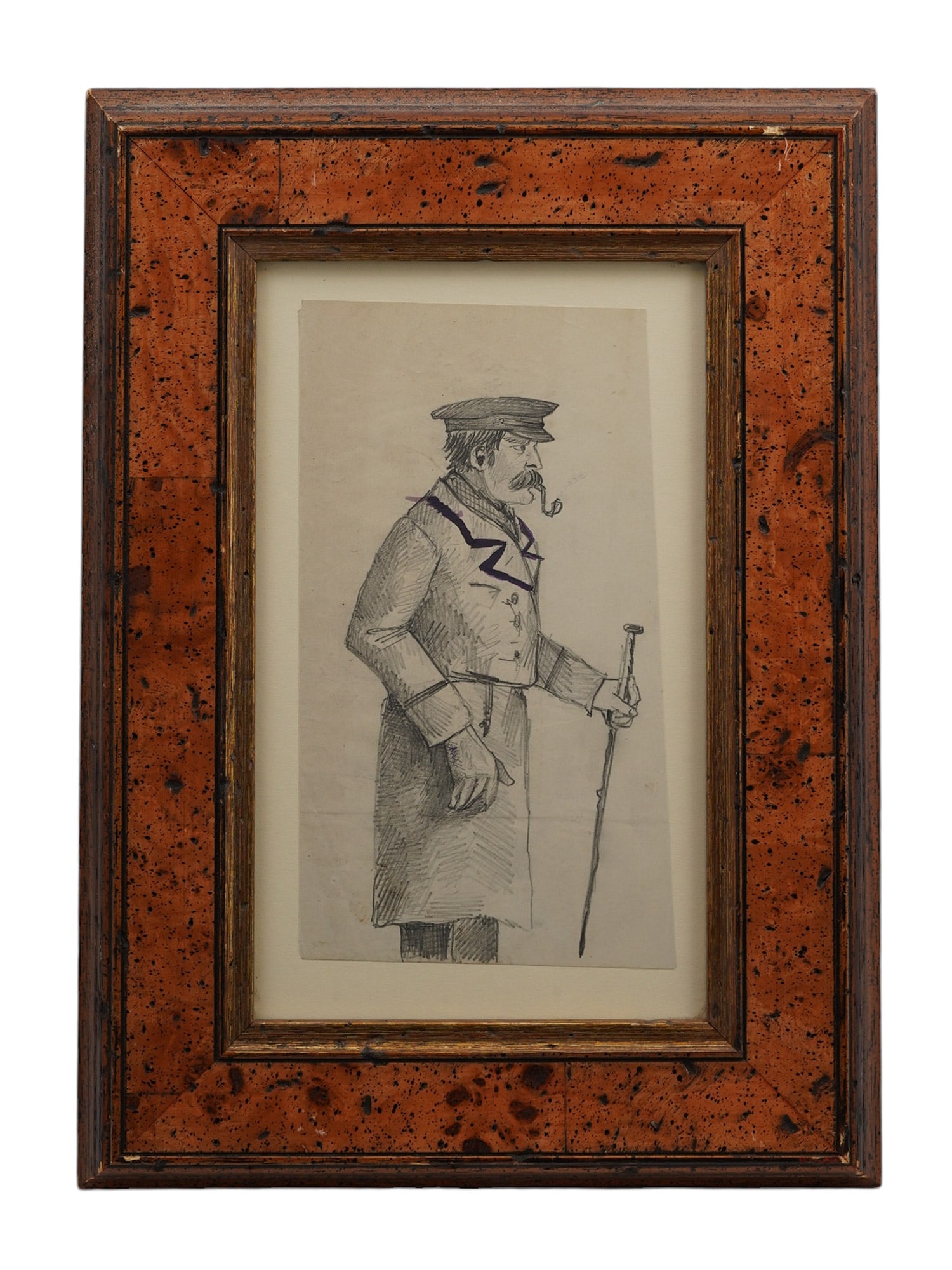 AN EARLY DOBUZHINSKY, RUSSIAN, PENCIL DRAWING, CA. 1890S (1 of 3)