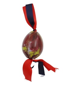 A RUSSIAN IMPERIAL GLASS FACTORY EASTER EGG, REIGN OF AIII