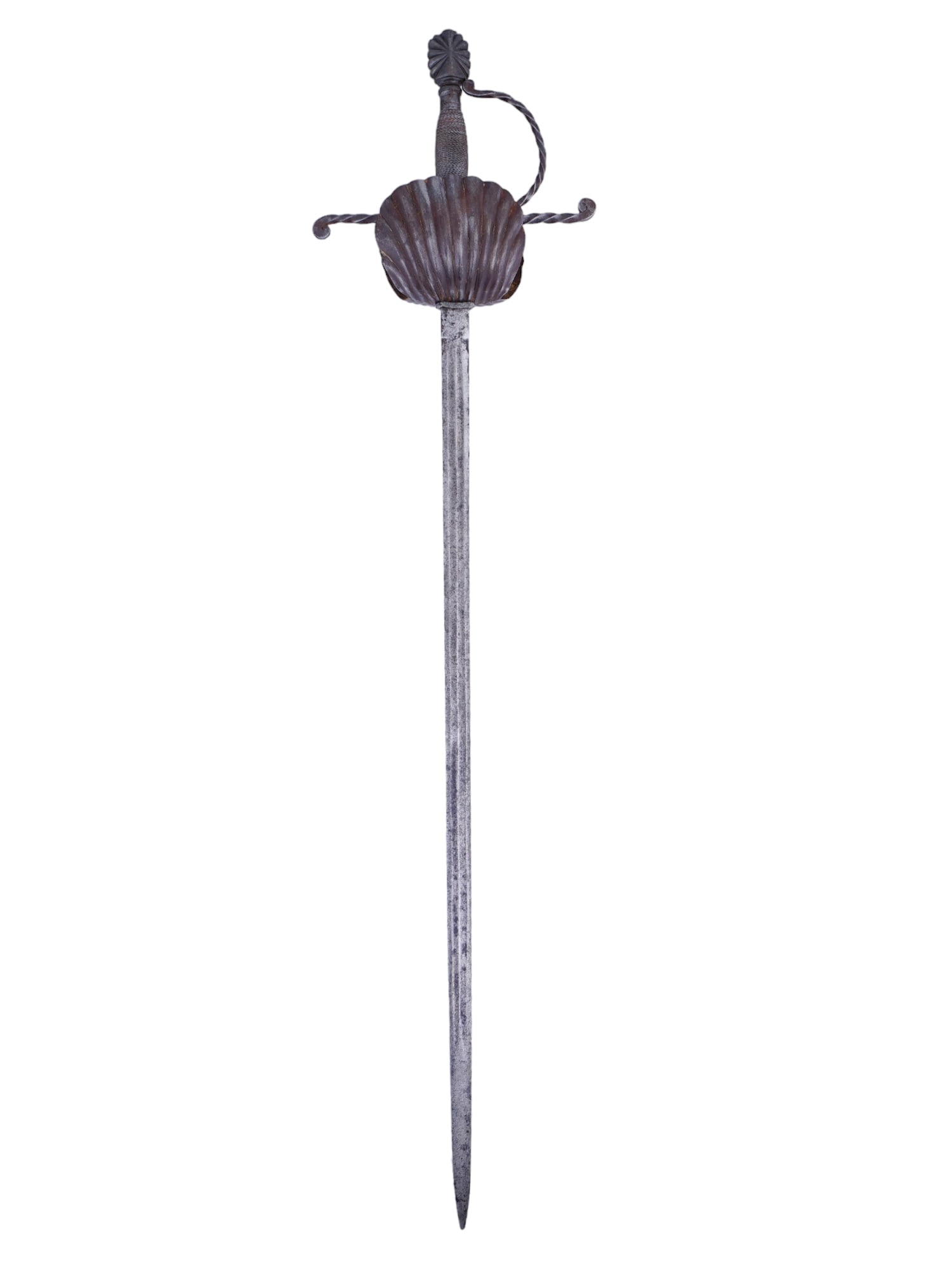 A LONG GERMAN RENAISSANCE-STYLE RAPIER SWORD (1 of 4)