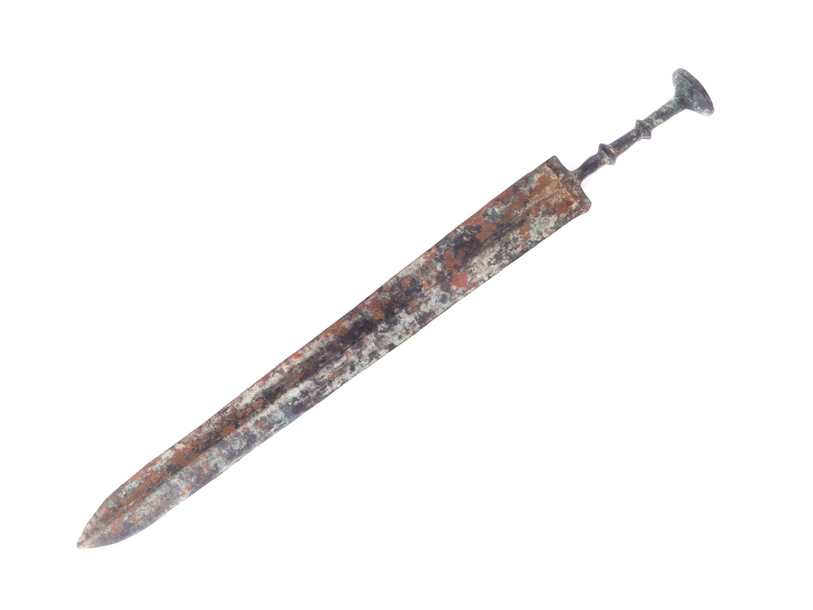 A LURISTAN COPPER AND BRONZE ALLOY ANCIENT DAGGER (1 of 3)