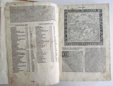 1502 PLUTRACH LIVES VITAE POST INCUNABULA ANTIQUE FOLIO IN LATIN INCUNABLE RARE