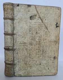1577 PLANTIN PRESS SANCROSANCTI & OECUMENICI CONCILII TRIDENTINI ANTIQUE PIGSKIN
