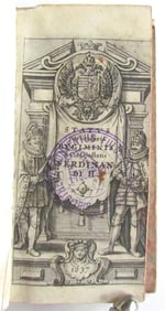 1637 ELZEVIR HOLY ROMAN EMPIRE FERDINAND II HISTORY ANTIQUE
