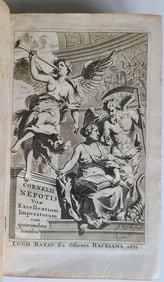 1675 VITAE EXCELLENTIUM IMPERATORUM CORNELIUS NEPOS VELLUM ANTIQUE ROMAN HISTORY