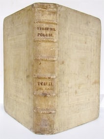 1678 BIBLE COMMENTARY BY MATHEO POLO ANTIQUE PIGSKIN BOUND MASSIVE FOLIO V. II