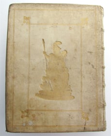 1693 DICTIONARIUM HISTORICUM GEOGRAPHICUM POETICUM HAGUE ARMORIAL VELLUM ANTIQUE