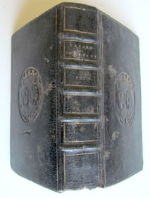 1694 L'ANNEE CHRETIENNE MASSES IN FRENCH & LATIN ANTIQUE ARMORIAL BINDING VOL.11
