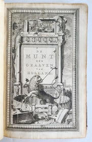 1700 NUMISMATICS OF NETHERLANDS ANTIQUE DE MUNT DER GRAAVEN VAN HOLLAND