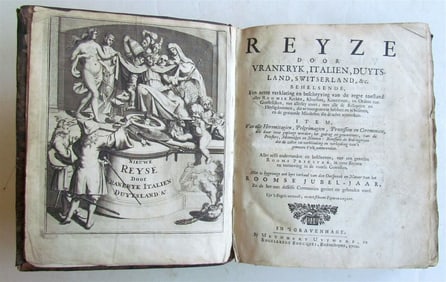 1700 ROMAN CHURCH HISTORY FRANCE ITALY GERMANY SWITZERLAND ILLUSTRATED ANTIQUE