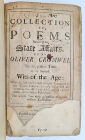1710 POEMS RELATING TO STATE AFFAIRS FROM OLIVER CROMWELL - PRESENT TIME ANTIQUE