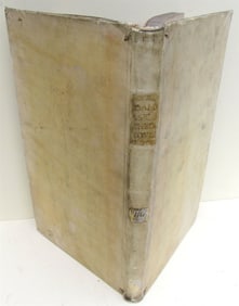 1711 VELLUM BOUND ANTIQUE FOLIO IOANNIS A STO THOMA V. 8