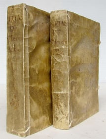 1724 2 VOLUMES CARTAS DE SANTA TERESA DE JESUS BY TERESA OF ?VILA ANTIQUE BOOKS