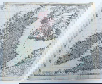 1729 ANTIQUE MAP OF GREAT BRITAIN MAGNA BRITANNIA COMPLECTENS ANGLIAE SCOTIAE
