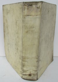 1735 ANTIQUE VELLUM BOUND LARGE FOLIO 10 X 15'' ACTA SANCTORUM