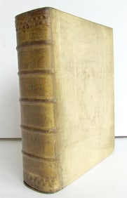 1767 HERMAN VENEMA COMMENTARIUS AD PSALMOS ANTIQUE VELLUM BINDING IN LATIN