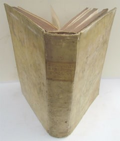 1768 VELLUM BOUND ANTIQUE FOLIO F. LUCII FERRARIS BIBLIOTHECA VOL. 5