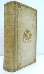 1778 AESOP FABLES UTRECHT ARMORIAL VELLUM ANTIQUE PHAEDRUS FABULARUM AESOPIARUM