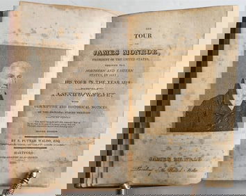 1820 TOUR OF JAMES MONROE PRESIDENT OF UNITED STATES ANTIQUE AMERICANA