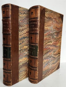 1859 PICTORIAL FIELD-BOOK OF REVOLUTION BY B. LOSSING 2 VOLS ANTIQUE ILLUSTRATED