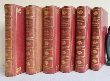 1874 LIVES OF THE CHIEF JUSTICES OF ENGLAND ANTIQUE 6 VOLUMES
