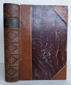 1874 THE RISE & PROGRESS OF ENGLISH CONSITUTION BY SIR EDWARD CREASY ANTIQUE