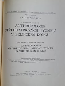 1933 ANTHROPOLOGY OF THE CENTRAL AFRICAN PYGMIES ANTIQUE ILLUSTRATED