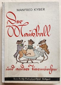1950S ILLUSTRATED GERMAN CHILDREN BOOK ANTIQUE ANIMAL TALES