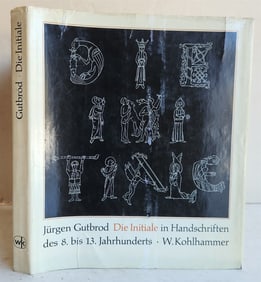 1965 ANTIQUE BOOK INITIALS GERMAN DIE INITIALE IN HANDSCHRIFTEN