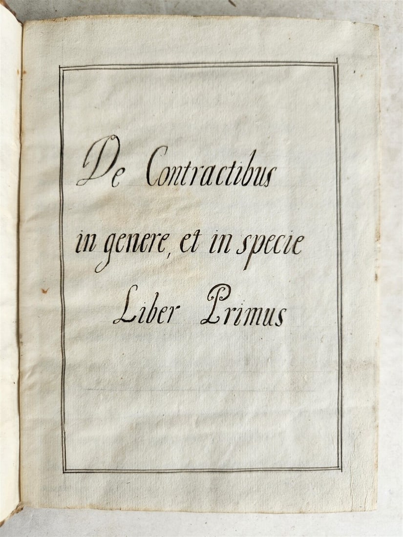 1780S LAW MANUSCRIPT BOOK ANTIQUE 336 LEAVES (1 of 16)