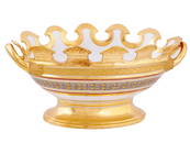 A RUSSIAN PORCELAIN BABIGON SERVICE VERRIERE BOWL, CA 1830