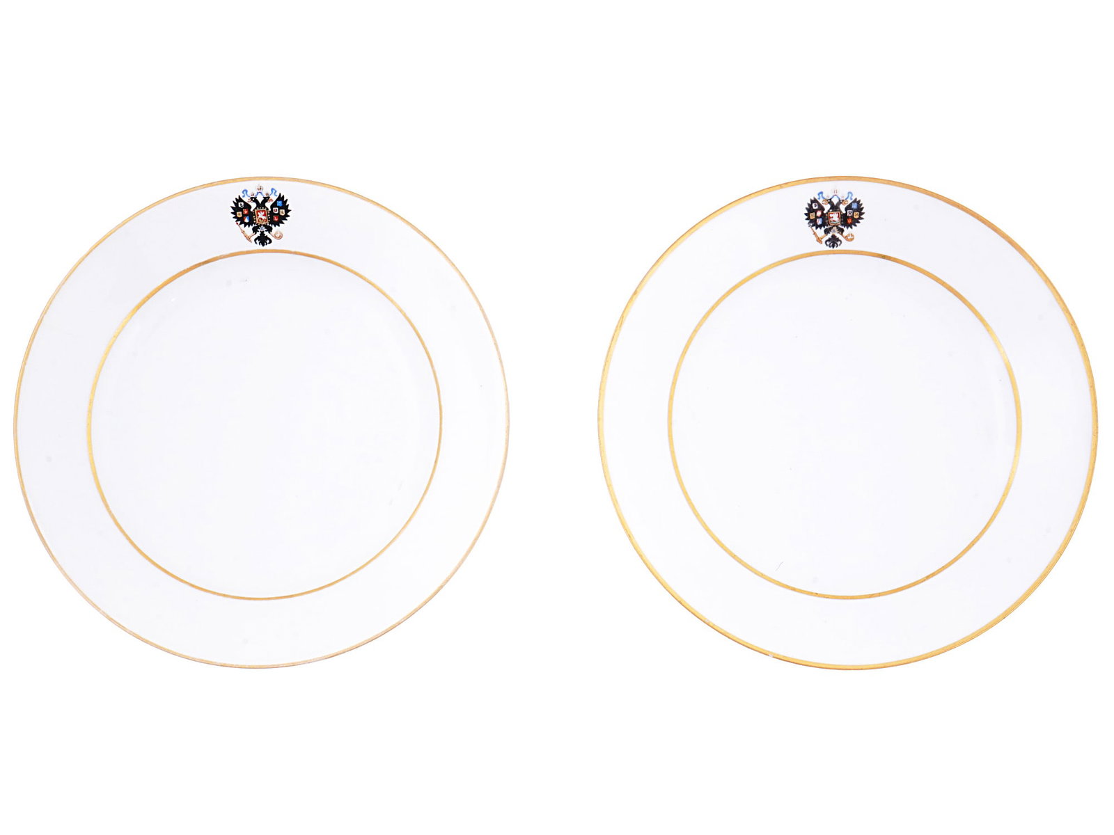 RUSSIAN PORCELAIN PLATES, IMPERIAL FACTORY, 1900S (1 of 5)