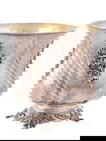 RUSSIAN SILVER PARCEL-GILT BOWL, IVAN GUBKIN 1845 (1 of 4)