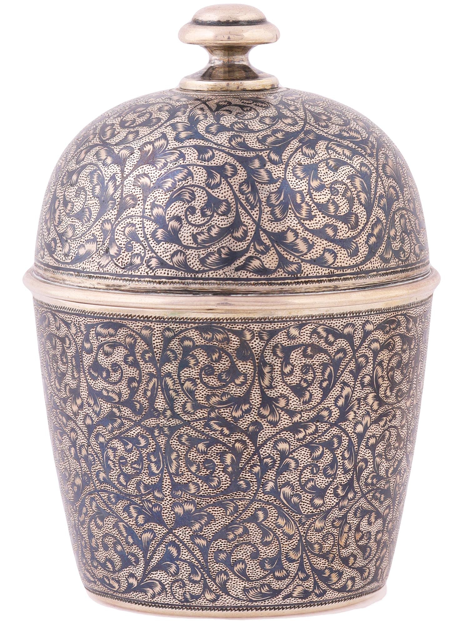 RUSSIAN SILVER AND NIELLO JAR, G. KLINGERT, 1888 (1 of 7)