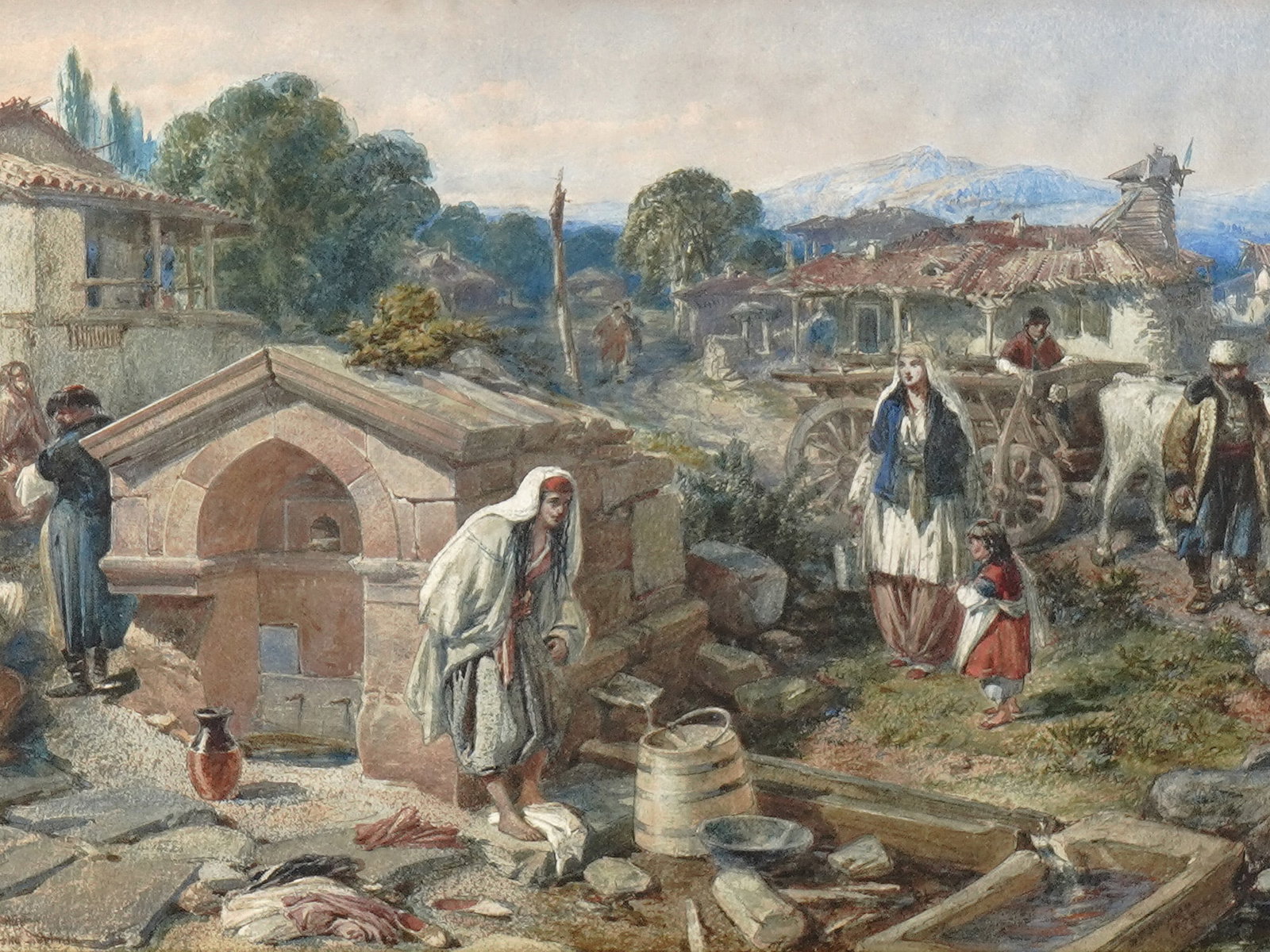 WILLIAM SIMPSON (1823-1899), WATERCOLOR (1 of 4)
