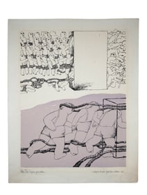 A JAN DE WINTER, DUTCH, SIGNED LIMITED EDITION LITHOGRAPH PRINT, 1972